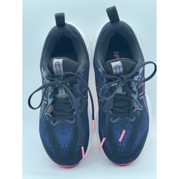 ASICS Novablast+ Running Shoes Women's 7.5 Black Green - Picture 6 of 10